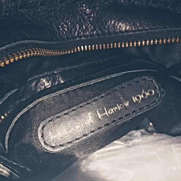 HOUSE OF HARLOW WS BLK Studded LTR Saddlebag-NWOT - Picture 11 of 13